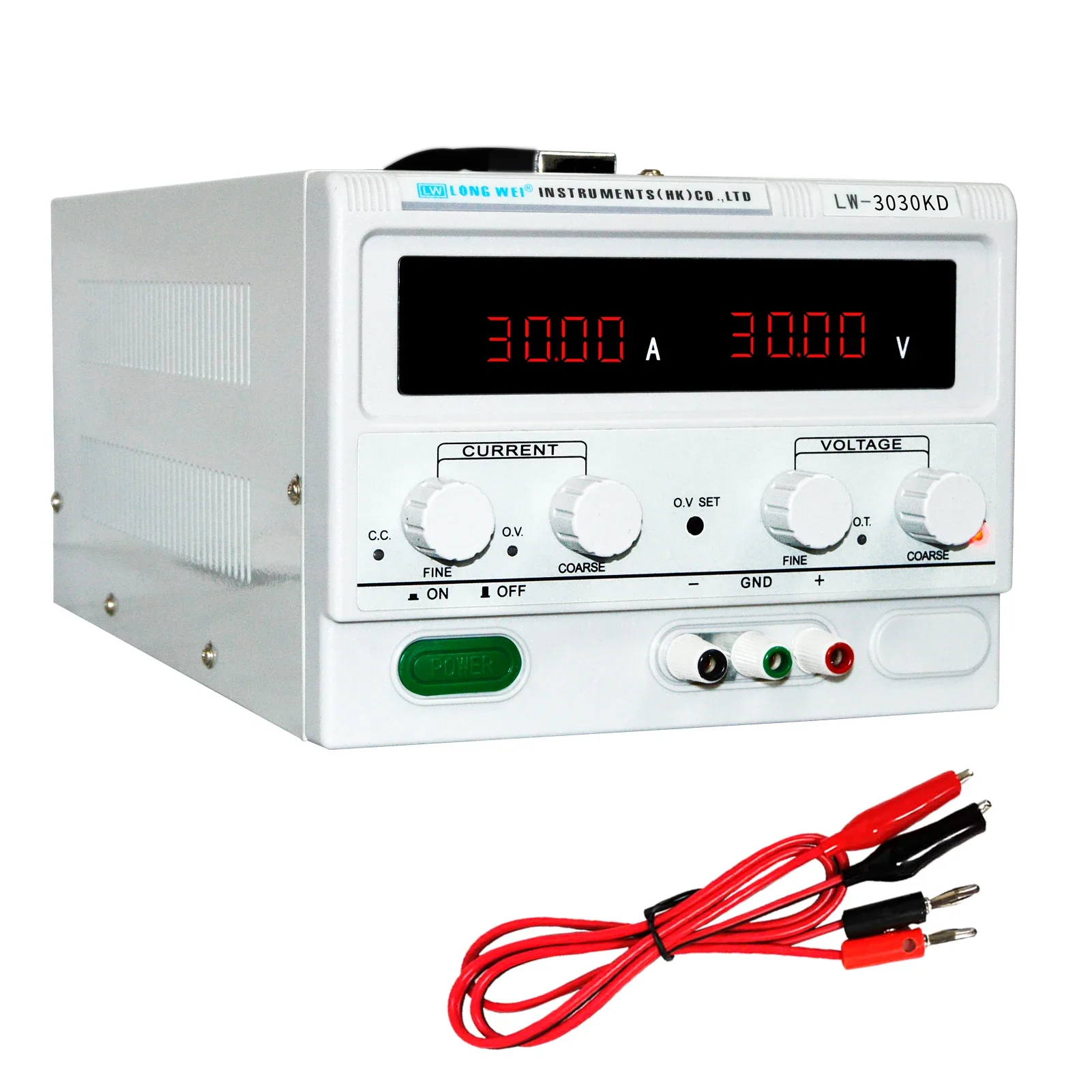 Factory Sales LW-3030KD 30V 30A Digital Dc Power Supply 0-30V 0-30A 900W Dc Variable Power Supply Laboratory
Factory Sales LW-3030KD 30V 30A Digital Dc Power Supply 0-30V 0-30A 900W Dc Variable Power Supply Laboratory