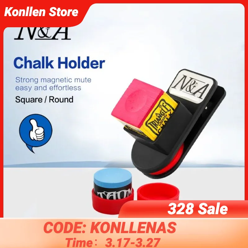 NA Chalk Holder Magnetic Billiard Pool Cue Snooker Chalk Holder Silent Round Square Carrying Holder Billiards Accessories
NA Chalk Holder Magnetic Billiard Pool Cue Snooker Chalk Holder Silent Round Square Carrying Holder Billiards Accessories