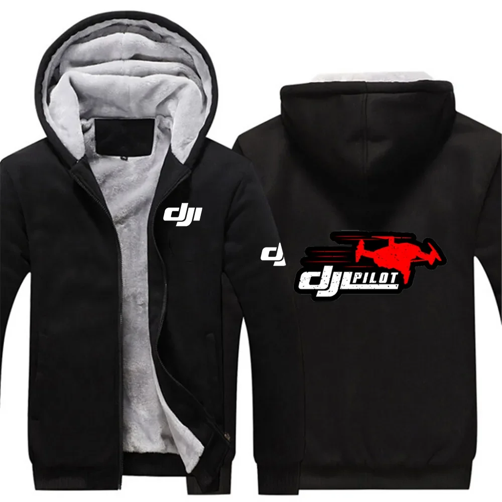 Dji Professional Pilot Drone Printed Men's Winter Thicken Cotton Hoodies Zipper High Quality Fleece Fashion Sweatshirt Coats
Dji Professional Pilot Drone Printed Men's Winter Thicken Cotton Hoodies Zipper High Quality Fleece Fashion Sweatshirt Coats