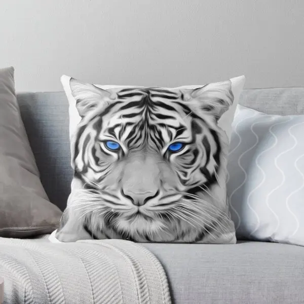White Tiger With Blue Eyes Printing Throw Pillow Cover Cushion Decorative Fashion Decor Case Pillows not include One Side
White Tiger With Blue Eyes Printing Throw Pillow Cover Cushion Decorative Fashion Decor Case Pillows not include One Side
