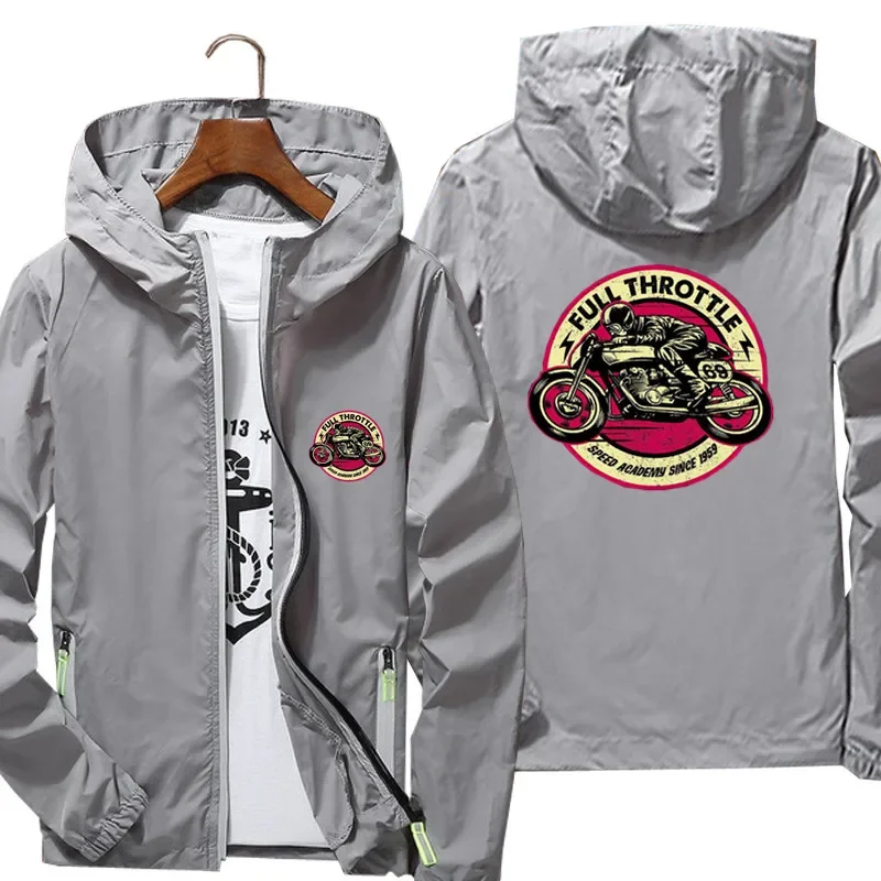 Men's Jacket Cafe Racer Motorcycle Thin Windbreaker Packable Skin Coat Reflective Sunscreen Beach Jackets Sports Pilot Oversized
Men's Jacket Cafe Racer Motorcycle Thin Windbreaker Packable Skin Coat Reflective Sunscreen Beach Jackets Sports Pilot Oversized