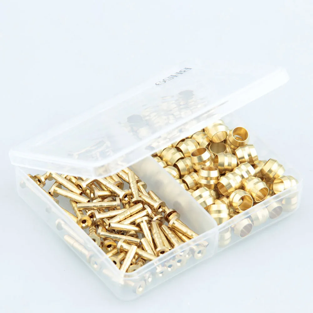 Connecting Insert Brake Hose Olives 60sets Bike Brass For Magura BH90 BH59 Golden High Hardness High Performance
Connecting Insert Brake Hose Olives 60sets Bike Brass For Magura BH90 BH59 Golden High Hardness High Performance
