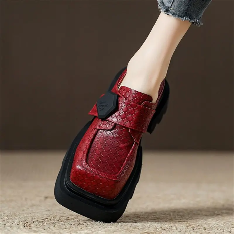 New Fashion High Appearance Level Woven Thick Sole Increase Square Head All Comfortable Non-slip Breathable Women's Single Shoes
New Fashion High Appearance Level Woven Thick Sole Increase Square Head All Comfortable Non-slip Breathable Women's Single Shoes