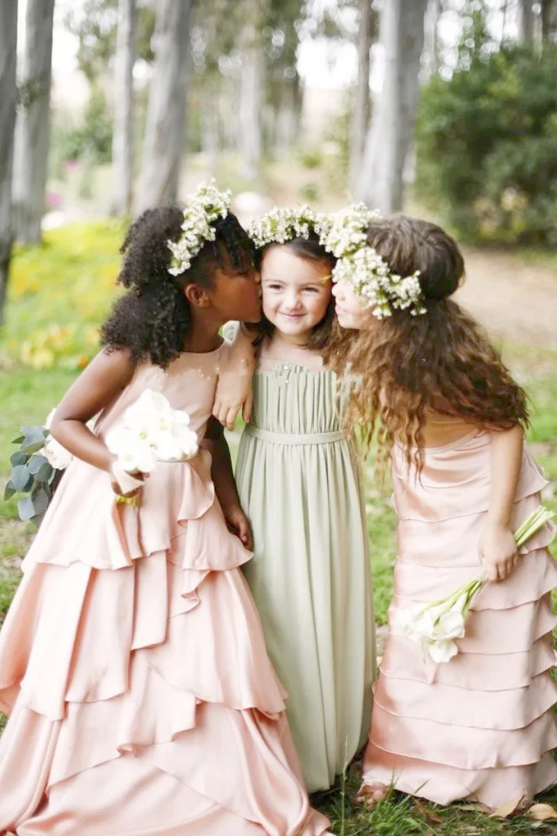 Pink Flower Girl Dresses New Pretty Sagging Fold Sleeveless With Zipper For Wedding Birthday First Communion Banquet Gowns
Pink Flower Girl Dresses New Pretty Sagging Fold Sleeveless With Zipper For Wedding Birthday First Communion Banquet Gowns