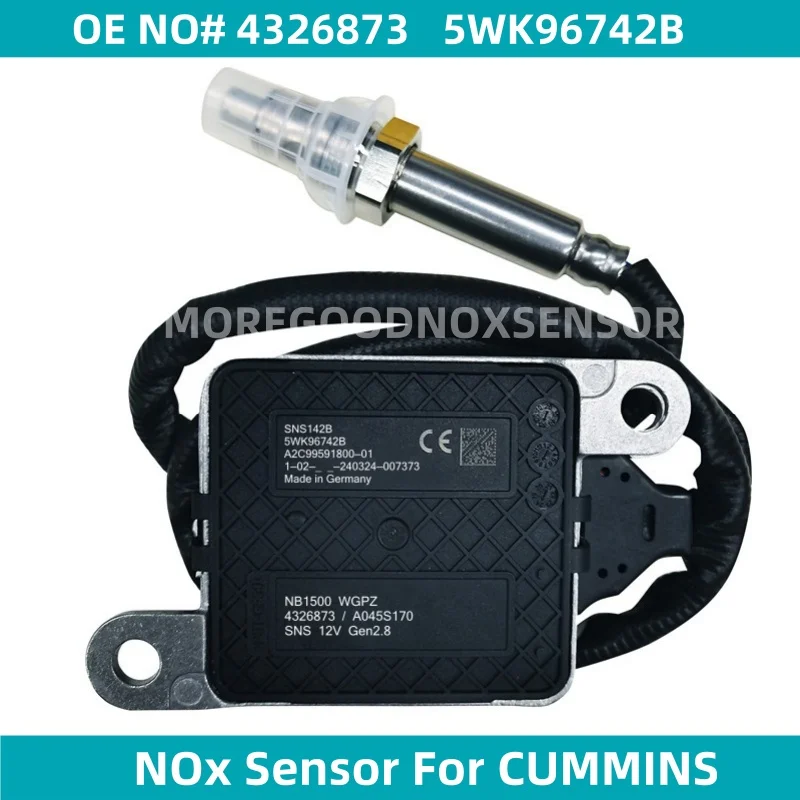 4326873 2872948 5WK96742 5WK96742B 5WK96742A новый датчик кислорода азота для 2013-18 Dodge Ram 6.7L Diesel для Cummins ISB 
4326873 2872948 5WK96742 5WK96742B 5WK96742A новый датчик кислорода азота для 2013-18 Dodge Ram 6.7L Diesel для Cummins ISB
