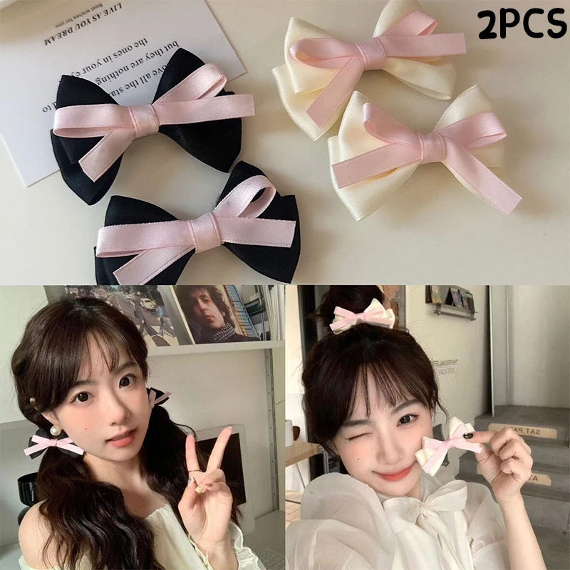2PCS Cute Korean Style Bow Hair Side Clip Claws Hairpin For Girls Women Kids Children Vintage Hair Accessories Headwear Ornament
2PCS Cute Korean Style Bow Hair Side Clip Claws Hairpin For Girls Women Kids Children Vintage Hair Accessories Headwear Ornament