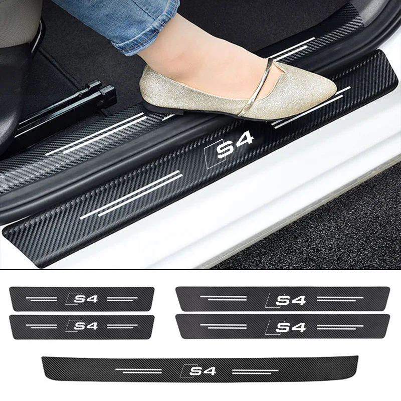 Carbon Fiber Car Trunk Bumper Protective Sticker Carbon Fiber Sticker Waterproof Protection Film For Audi S4 Car Accessorie
Carbon Fiber Car Trunk Bumper Protective Sticker Carbon Fiber Sticker Waterproof Protection Film For Audi S4 Car Accessorie