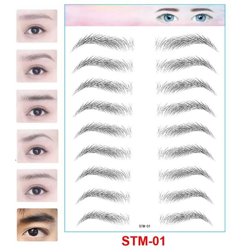 3D Eyebrow Tattoo Stickers Water-based Hair-liked Eyebrow Sticker Natural Brow Tattoo Waterproof False Eyebrow Tattoo for Makeup
3D Eyebrow Tattoo Stickers Water-based Hair-liked Eyebrow Sticker Natural Brow Tattoo Waterproof False Eyebrow Tattoo for Makeup