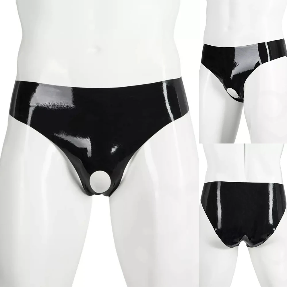 Bright Leather Sexy Men Open Crotch Lingerie Wet Look Male Underpants Briefs Crotchless Underwear Costumes Clubwear G-String
Bright Leather Sexy Men Open Crotch Lingerie Wet Look Male Underpants Briefs Crotchless Underwear Costumes Clubwear G-String