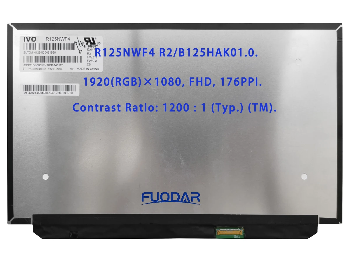 Сенсорный экран FHD 12,5 дюйма для ноутбука R125NWF4 R2/B125HAK01.0 FRU 01YN108 01YN107 для Lenovo X270 X280 ЖК Матрица 1920x1080 IPS панель
Сенсорный экран FHD 12,5 дюйма для ноутбука R125NWF4 R2/B125HAK01.0 FRU 01YN108 01YN107 для Lenovo X270 X280 ЖК Матрица 1920x1080 IPS панель