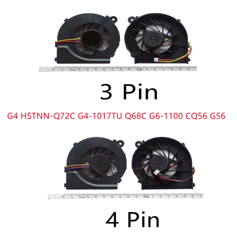 

New Laptop CPU Cooling Fan Cooler With temperature control For HP G4 HSTNN-Q72C G4-1017TU Q68C G6-1100 CQ56 G56