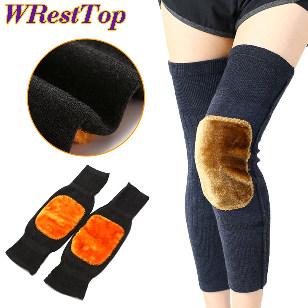 1Pair Men Women Cashmere Wool Knee Brace Pads, Winter Warm Thermal Knee Warmers Sleeve for Joint Pain Tendonitis Arthritis
1Pair Men Women Cashmere Wool Knee Brace Pads, Winter Warm Thermal Knee Warmers Sleeve for Joint Pain Tendonitis Arthritis