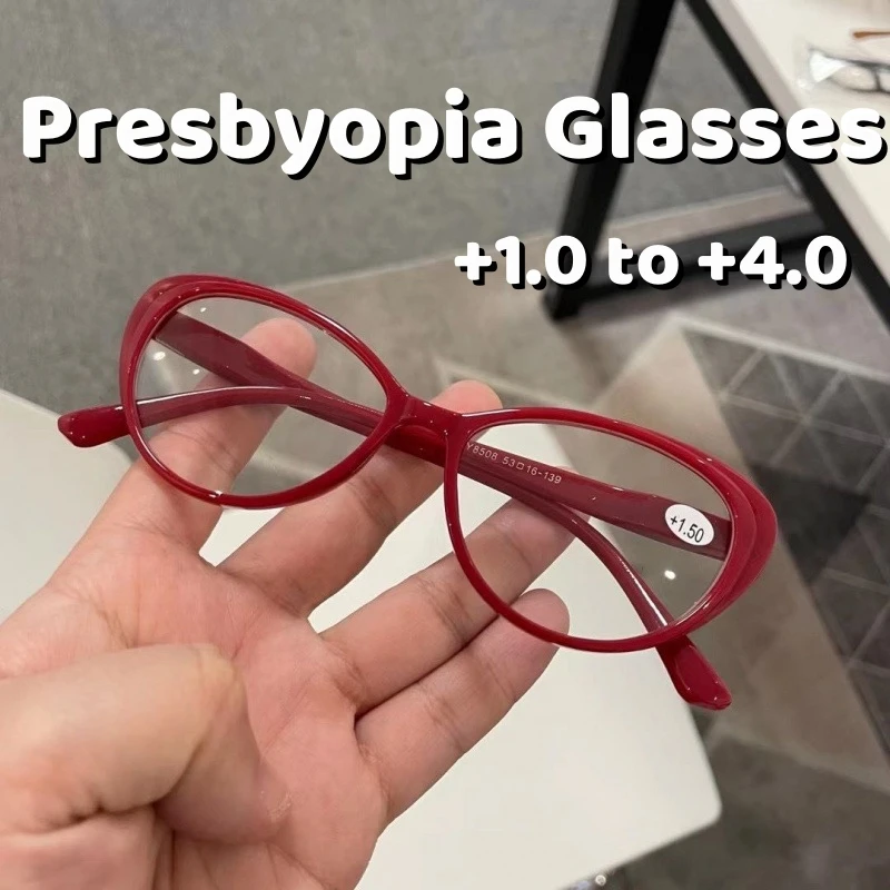 2023 Anti-Blue Light Reading Eyewear High Definition Women Cat Eye Presbyopic Glasses Computer Anti-reflective Eyeglasses
2023 Anti-Blue Light Reading Eyewear High Definition Women Cat Eye Presbyopic Glasses Computer Anti-reflective Eyeglasses