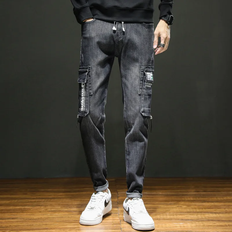 High Street Men's Jeans Baggy Fashion Brand Multi-pocket Cargo Men's Trousers Trend Versatile Men's Clothes
High Street Men's Jeans Baggy Fashion Brand Multi-pocket Cargo Men's Trousers Trend Versatile Men's Clothes