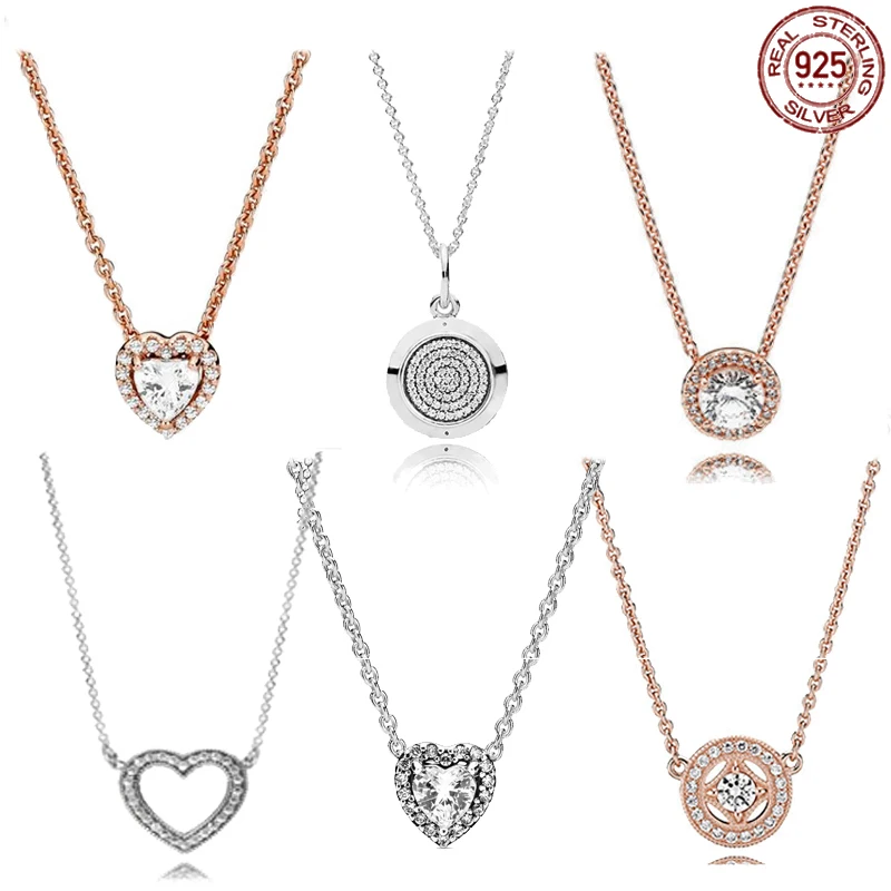 Fashion S925 sterling silver pink heart-shaped round pendant collar necklace fit original Pandora exquisite beads DIY gift
Fashion S925 sterling silver pink heart-shaped round pendant collar necklace fit original Pandora exquisite beads DIY gift