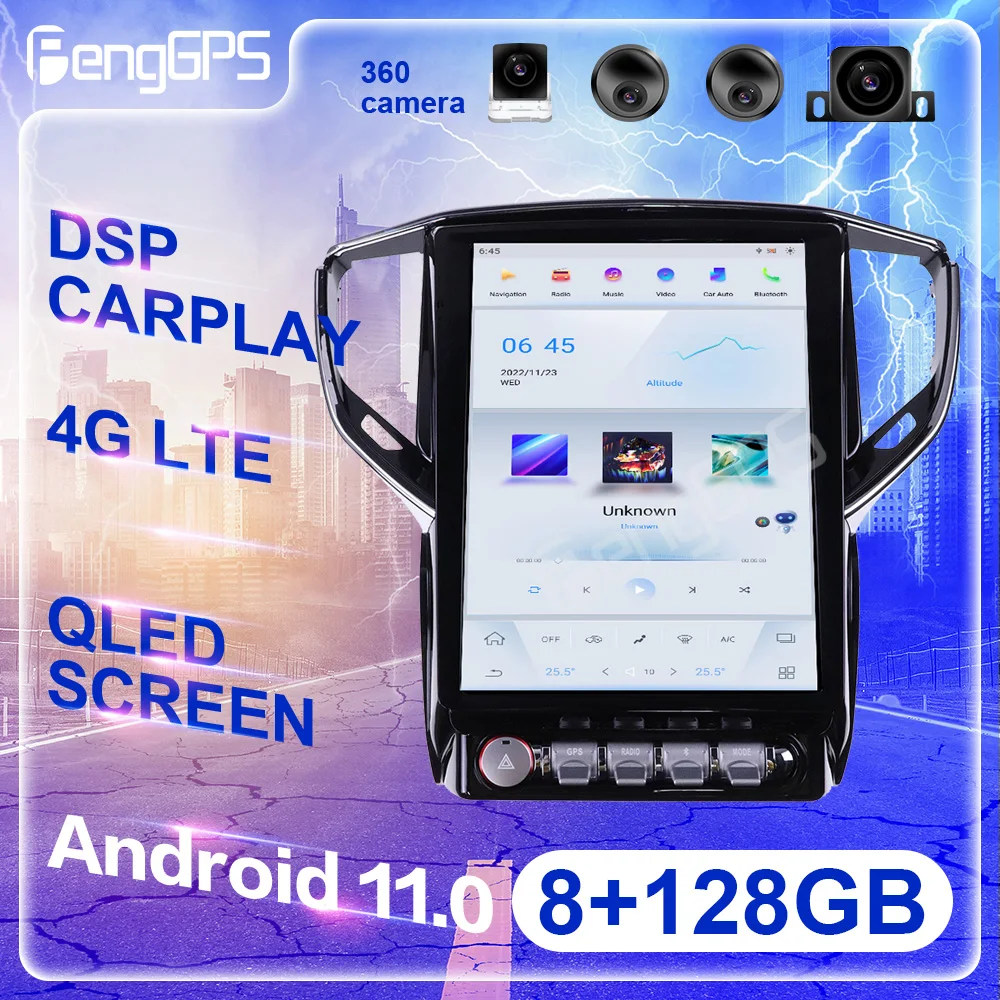 Car Radio Display For Maserati Ghibli 2014-2019 Tesla Style 12.1" Touch Vertical Screen Video Stereo Carplay Android Auto 4G LTE
Car Radio Display For Maserati Ghibli 2014-2019 Tesla Style 12.1" Touch Vertical Screen Video Stereo Carplay Android Auto 4G LTE
