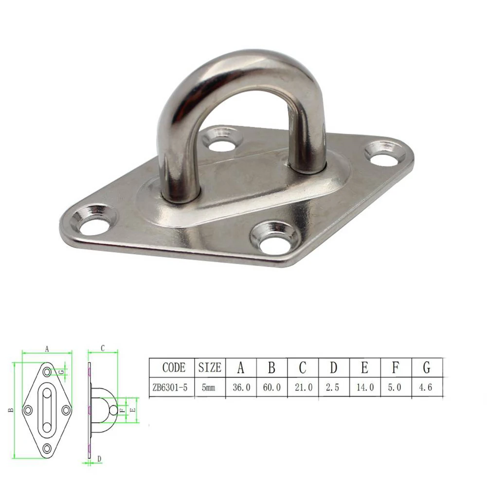 Boat Accessories Diamond Eyeplate Deck Eye Plate Marine Stainless Steel Accessories Boat Stable Characteristics
Boat Accessories Diamond Eyeplate Deck Eye Plate Marine Stainless Steel Accessories Boat Stable Characteristics