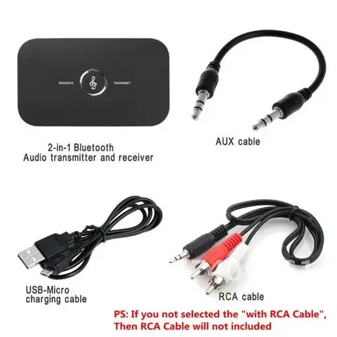 Bluetooth 5.0 Audio Receiver Transmitter 2 IN 1 RCA 3.5MM 3.5 AUX Jack USB Stereo Music Wireless Adapters For TV Car PC 2020 NEW
Bluetooth 5.0 Audio Receiver Transmitter 2 IN 1 RCA 3.5MM 3.5 AUX Jack USB Stereo Music Wireless Adapters For TV Car PC 2020 NEW
