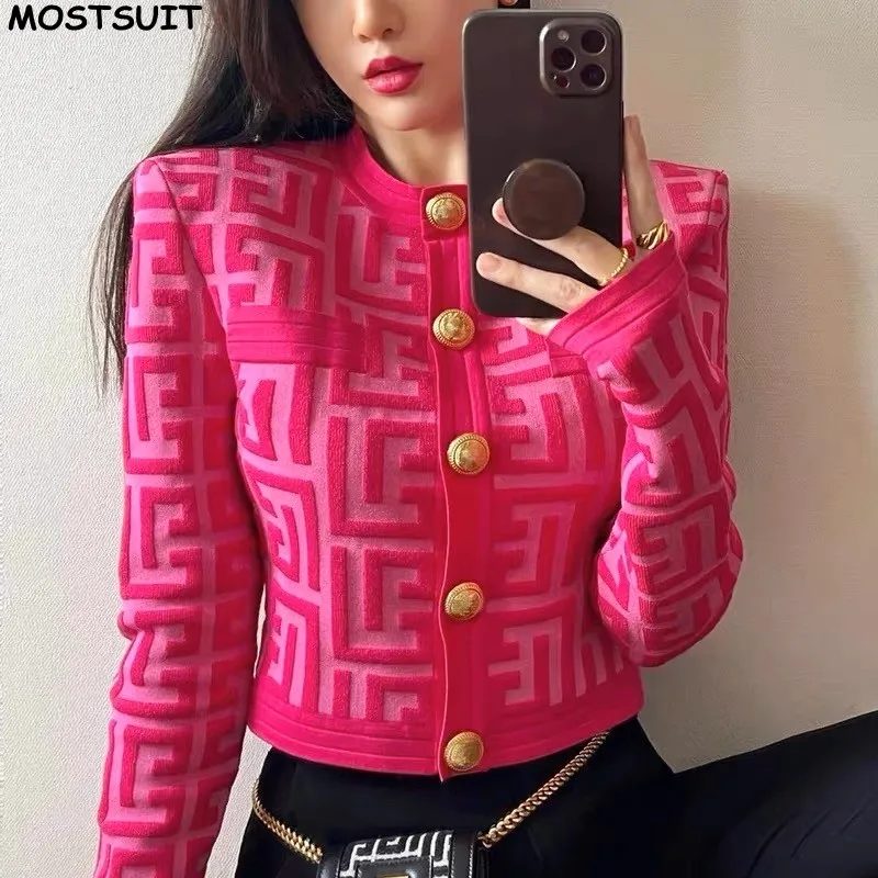 Vintage Sweater Women Knitted Cardigan Tops Jacquard Long Sleeve Knitwear Single-breasted Stylish Chic Fashion Jumpers Clothes
Vintage Sweater Women Knitted Cardigan Tops Jacquard Long Sleeve Knitwear Single-breasted Stylish Chic Fashion Jumpers Clothes