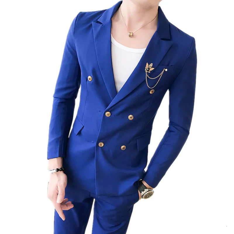 2023 Fashion New Men's Casual Boutique Slim Fit Suit 2 Pcs Set / Men's Double Breasted Blazers Jacket Coat Pants Trousers
2023 Fashion New Men's Casual Boutique Slim Fit Suit 2 Pcs Set / Men's Double Breasted Blazers Jacket Coat Pants Trousers