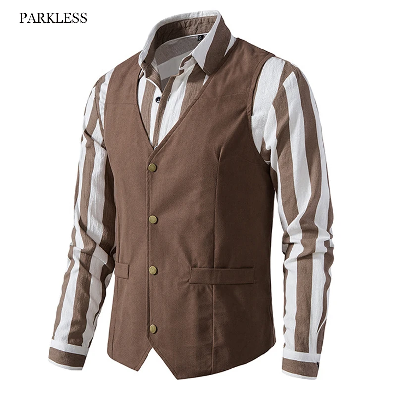 Classic Western Cowboy Vest Men 2023 Brand Vintage Sleeveless Slim Fit Vest Waistcoat Men Medieval Party Vests Chaleco Hombre
Classic Western Cowboy Vest Men 2023 Brand Vintage Sleeveless Slim Fit Vest Waistcoat Men Medieval Party Vests Chaleco Hombre