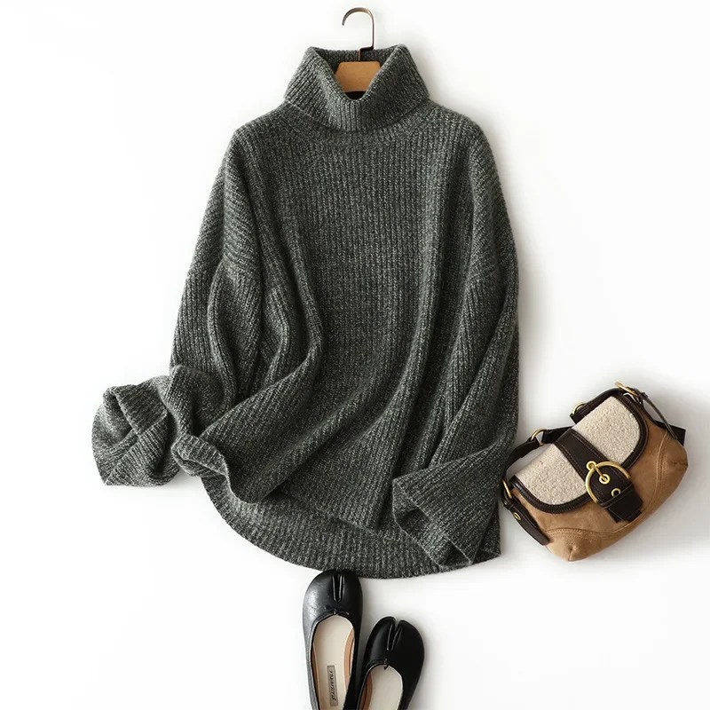 Роскошный 100% кашемировый свитер с высоким воротником, женские зимние толстые пуловеры, женские вязаные мягкие модные джемперы с длинным рукавом elena
Роскошный 100% кашемировый свитер с высоким воротником, женские зимние толстые пуловеры, женские вязаные мягкие модные джемперы с длинным рукавом elena