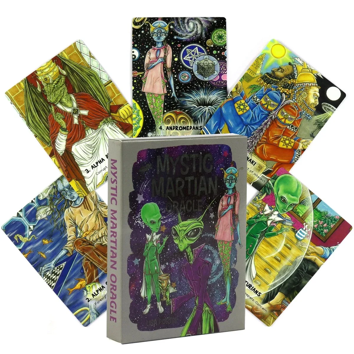 Mystic martian oracle Tarot 54 Cards Card Game Party Puzzle Board Game Guidance Divination Fate Oracle Party Deck Board Game
Mystic martian oracle Tarot 54 Cards Card Game Party Puzzle Board Game Guidance Divination Fate Oracle Party Deck Board Game
