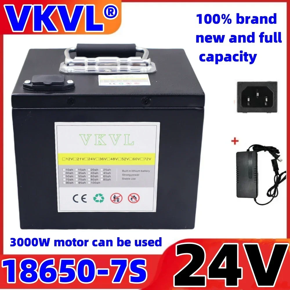 Air fast transportation New Full Capacity Power 18650 Lithium Battery 24V10-100ah Lithium Battery Pack Suitable for 250-2000W
Air fast transportation New Full Capacity Power 18650 Lithium Battery 24V10-100ah Lithium Battery Pack Suitable for 250-2000W