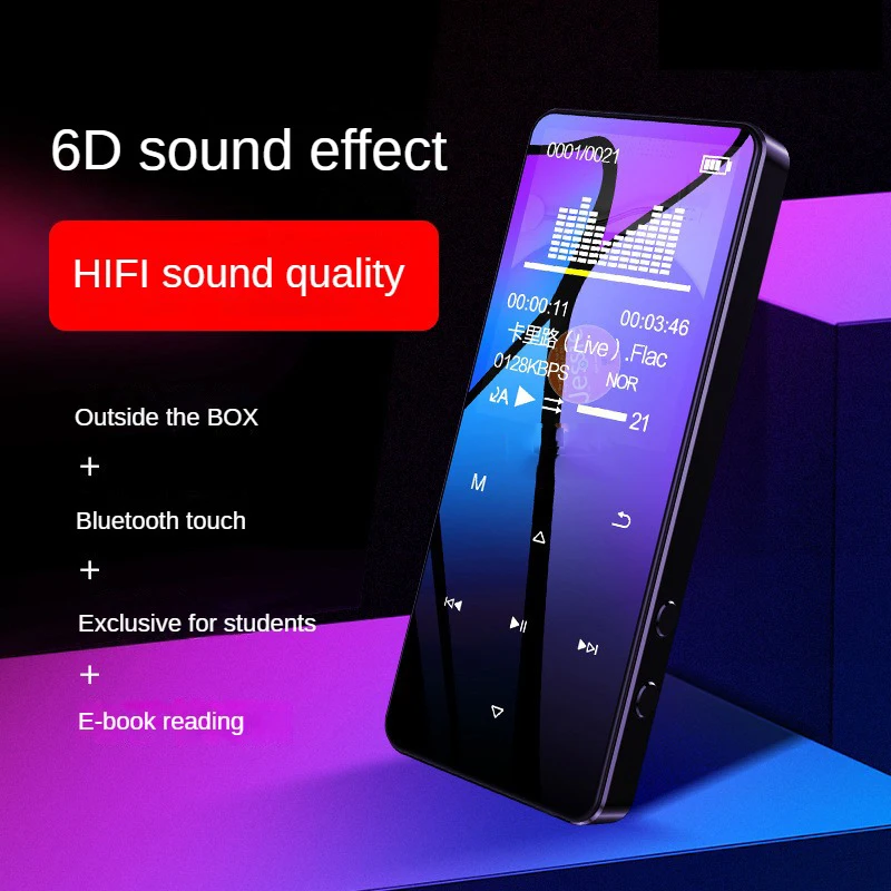 MP3 A6 Student Player MP4 Card Insert Touch Key Bluetooth External Mini Walkman Music Player Voice recorder
MP3 A6 Student Player MP4 Card Insert Touch Key Bluetooth External Mini Walkman Music Player Voice recorder