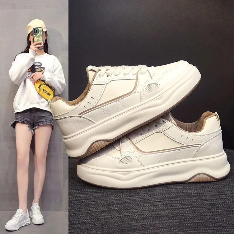 Spring 2023 New Genuine Leather Small White Shoes Women's Versatile Casual Platform Lace-up Shoes
Spring 2023 New Genuine Leather Small White Shoes Women's Versatile Casual Platform Lace-up Shoes