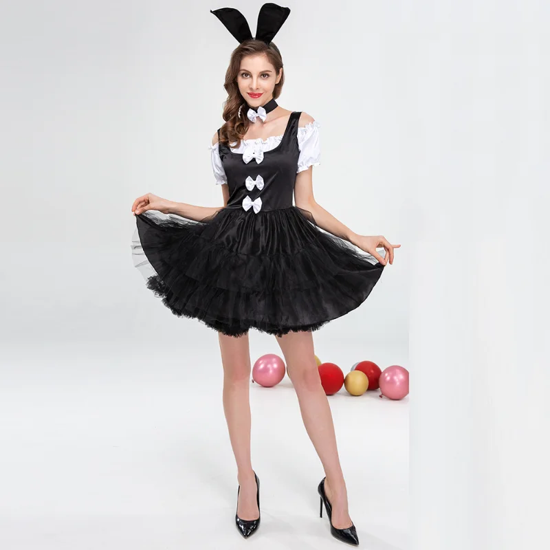 Easter Day Women Lolita Babbit Costume Alice Wonderland Bunny Girl Cosplay Costume For Halloween Party Fancy Dress
Easter Day Women Lolita Babbit Costume Alice Wonderland Bunny Girl Cosplay Costume For Halloween Party Fancy Dress