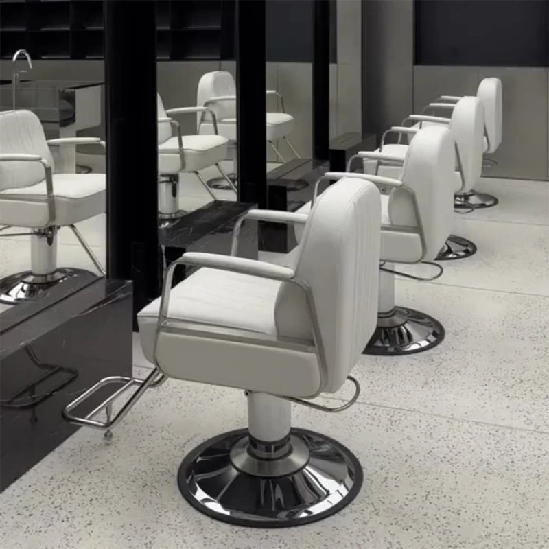 Swivel Adjustable Barber Chairs Simplicity Handrail Cosmetic Barber Chairs Luxury Chaise Coiffeuse Commercial Furniture RR50BC
Swivel Adjustable Barber Chairs Simplicity Handrail Cosmetic Barber Chairs Luxury Chaise Coiffeuse Commercial Furniture RR50BC
