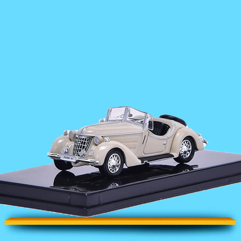 

Модель автомобиля 1:87 масштаб моделирования Classic Wanderer W25K Roadster 1936, винтажная модель автомобиля под давлением, коллекционные игрушки, подарок