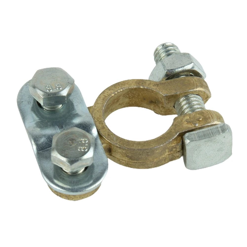 

Connectors Battery Terminals Caravan Clamps Fittings Car Parts Replacement 12V 21mm Head Width Brass/Aluminium