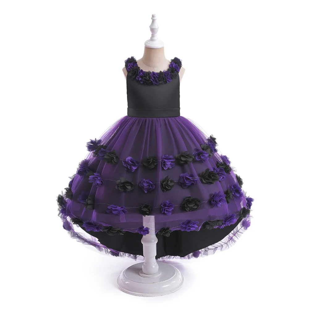 Kids Ballgown Wedding Christmas Party Trailing Dress Handmade Flowers Girl Graduation Banquet Gowns for 4-10 Y
Kids Ballgown Wedding Christmas Party Trailing Dress Handmade Flowers Girl Graduation Banquet Gowns for 4-10 Y