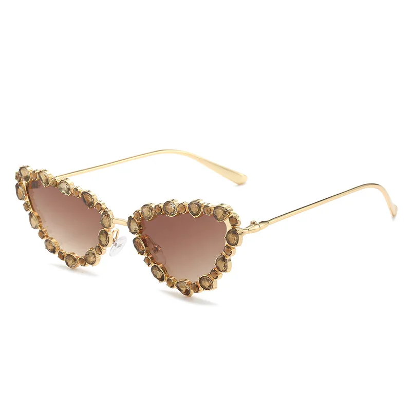INS Cat Eye Diamond Sunglasses Women Personalized Metal Geometric Triangle Handmade Rhinestone Sun Glasses UV400 Gafas De Sol
INS Cat Eye Diamond Sunglasses Women Personalized Metal Geometric Triangle Handmade Rhinestone Sun Glasses UV400 Gafas De Sol