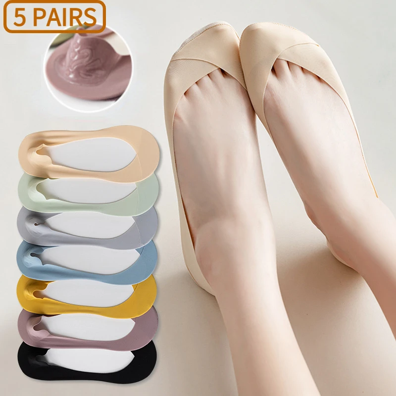 5 Pairs/Lot Socks for Women Cotton Non-slip Silicone Summer Invisible No Show Low Cut Short Thin Breathable Shoes Black White
5 Pairs/Lot Socks for Women Cotton Non-slip Silicone Summer Invisible No Show Low Cut Short Thin Breathable Shoes Black White