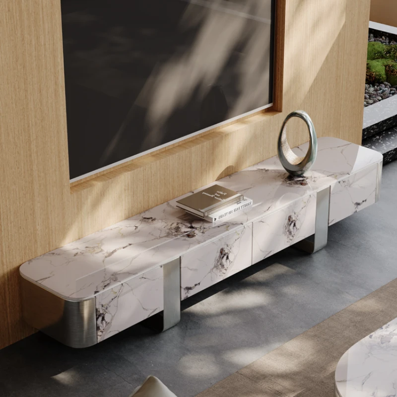 Tea Table Combination High-Grade Marble Luxury Slate Floor Cabinet Low Cabinet TV Stand
Tea Table Combination High-Grade Marble Luxury Slate Floor Cabinet Low Cabinet TV Stand