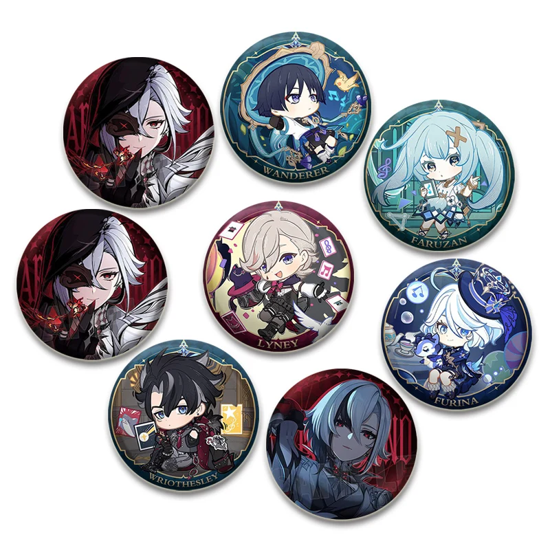 Super Popular Game Anime Genshin Impact Badge Cartoon Style Brooches on Backpack Clothes Handmade Round Pins for Jewelry
Super Popular Game Anime Genshin Impact Badge Cartoon Style Brooches on Backpack Clothes Handmade Round Pins for Jewelry