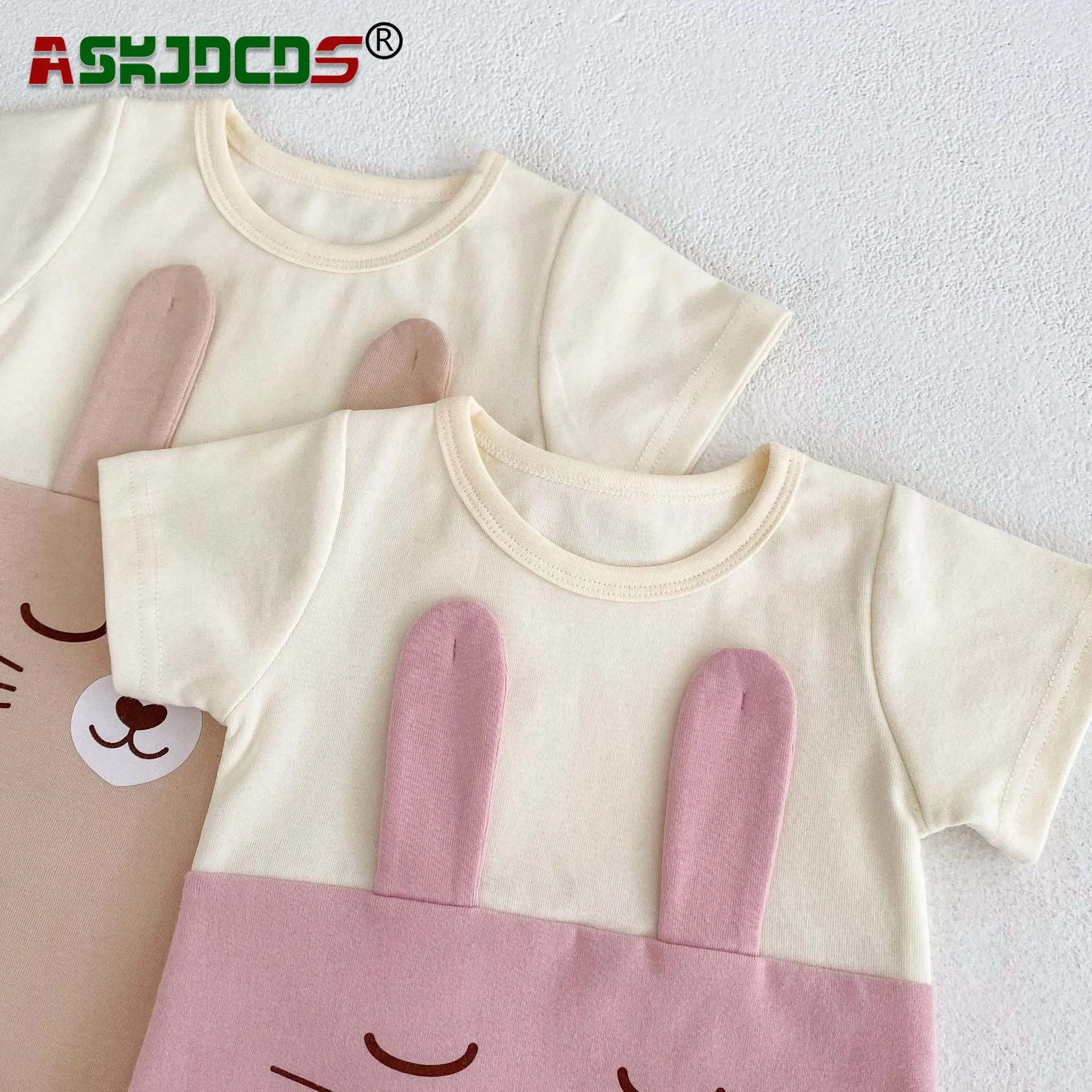 One-pieces 0-24M Cute Rabbit-Shaped Baby Girl's Summer Short Sleeve Patchwork Bodysuit with Matching Hat - Infant Newborn Kids
One-pieces 0-24M Cute Rabbit-Shaped Baby Girl's Summer Short Sleeve Patchwork Bodysuit with Matching Hat - Infant Newborn Kids