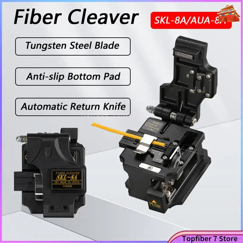 SKL-8A/AUA-8A High Precision Optical Fiber Cleaver Fiber Optic Cutter Hot Melt Fiber Cleaver
SKL-8A/AUA-8A High Precision Optical Fiber Cleaver Fiber Optic Cutter Hot Melt Fiber Cleaver