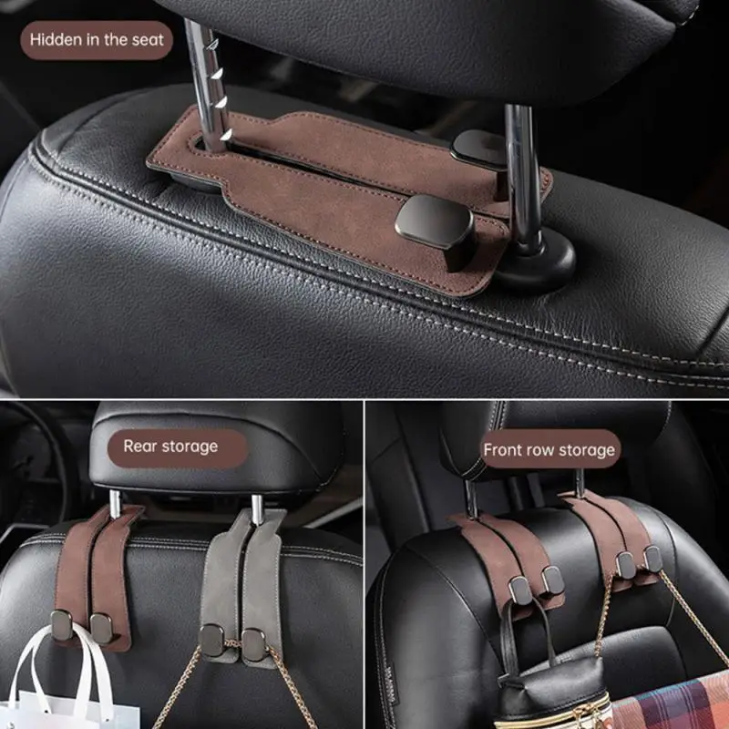 Double Hooks Car Seat Backrest Hidden Multi-Functional Hook Car Rear Seat Detachable Creative Headrest Small Hook Hangers
Double Hooks Car Seat Backrest Hidden Multi-Functional Hook Car Rear Seat Detachable Creative Headrest Small Hook Hangers