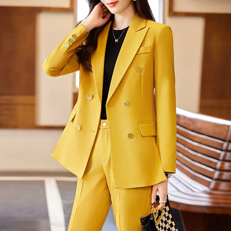 Workplace Capable Temperament Women's Suit Light Luxury High Sense 2023 Autumn and Winter New Business Clothing Suit Suit
Workplace Capable Temperament Women's Suit Light Luxury High Sense 2023 Autumn and Winter New Business Clothing Suit Suit