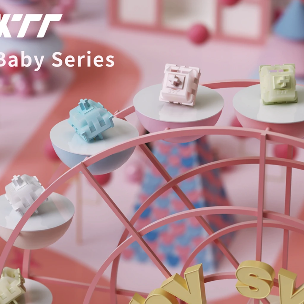 KTT Macaron Baby Switch Linear Tactile 5Pin Mechanical Keyboard Switches HIFI Cream Blue Yellow White Pink Box-packed Custom Kit
KTT Macaron Baby Switch Linear Tactile 5Pin Mechanical Keyboard Switches HIFI Cream Blue Yellow White Pink Box-packed Custom Kit