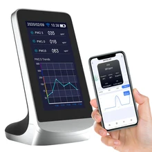 USB Charging WIFI co2 air quality monitor desktop battery co2 meter detector, temperature humid co2 monitor PM10 monitor PM2.5
USB Charging WIFI co2 air quality monitor desktop battery co2 meter detector, temperature humid co2 monitor PM10 monitor PM2.5