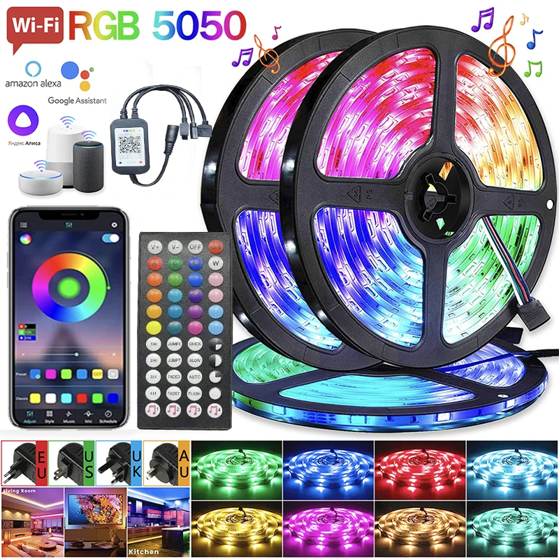 Светодиодная лента 20 м, 44 клавиши, Bluetooth, музыка 5050, 12 В светодиодный Светодиодная лента, гибкая лента для подсветки телевизора, настольного экрана, Диодная лента
Светодиодная лента 20 м, 44 клавиши, Bluetooth, музыка 5050, 12 В светодиодный Светодиодная лента, гибкая лента для подсветки телевизора, настольного экрана, Диодная лента