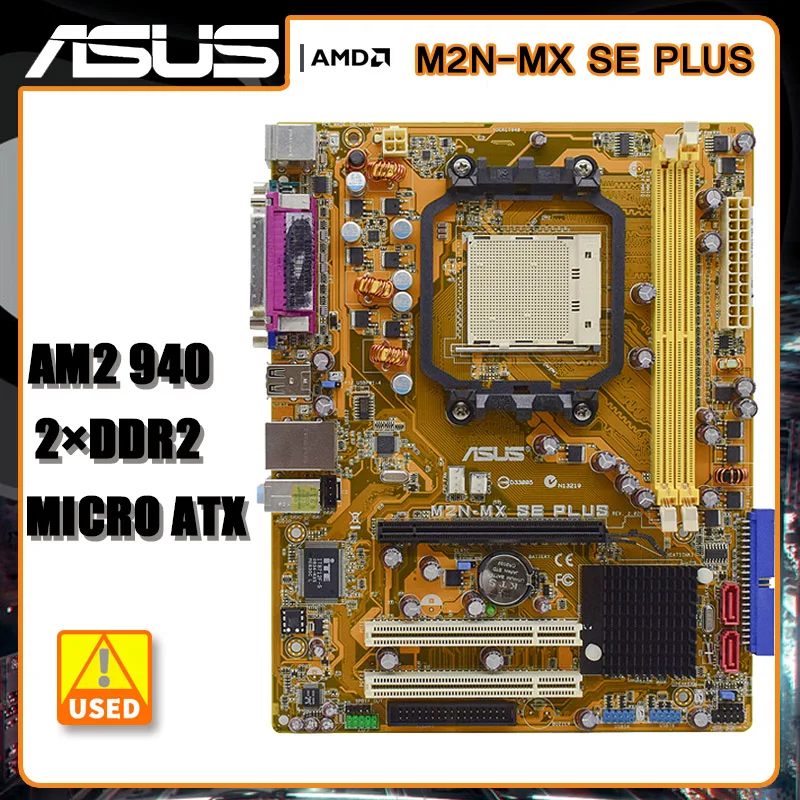 

Socket AM2+ ASUS M2N-MX SE PLUS Motherboard DDR2 4GB NVIDIA NF6100-430 PCI-E 16X USB 2.0 SATA 2 VGA ATX For Athlon 64 3800+ cpu