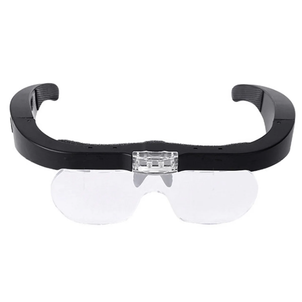 

Rechargeable Head-Mounted Spectacle Magnifier with Detachable Lenses 1.5X, 2.5X, 3.5X, 5X, Suitable for Close Reading