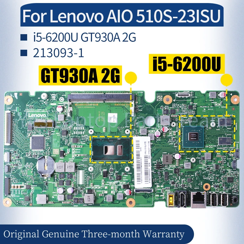 Материнская плата для ноутбука Lenovo AIO 510S-23ISU 6050A2817301 01GJ170 i5-6200U GT930A 2G универсальная материнская плата для ноутбука
Материнская плата для ноутбука Lenovo AIO 510S-23ISU 6050A2817301 01GJ170 i5-6200U GT930A 2G универсальная материнская плата для ноутбука