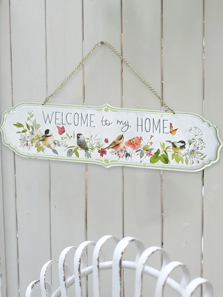 Metal Ironwork Garden Decorative Plaques European Retro Style White Rectangle Doorplate Villa Outdoors Wall Welcome Decorations
Metal Ironwork Garden Decorative Plaques European Retro Style White Rectangle Doorplate Villa Outdoors Wall Welcome Decorations